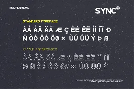 SYNC - Modern Sans Serif Font