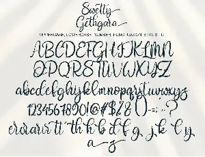 Swetty Gethgara font