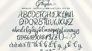 Swetty Gethgara font