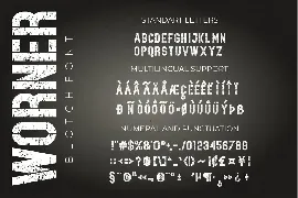 Worner Blotch Font