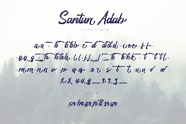 Santun Adab font