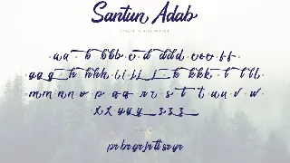 Santun Adab font