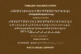 Timeless Radiance font