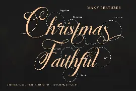 Christmas Faithful font