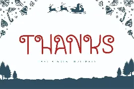 Santa House font