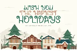 Santa House font