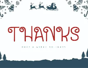 Santa House font