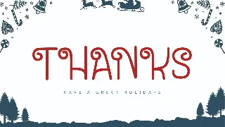 Santa House font