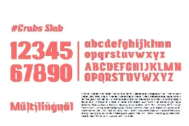 Crabs Slab font