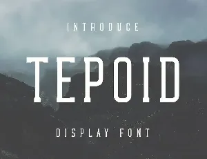 Tepoid Font