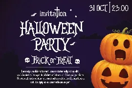 HelloGhost - Halloween Theme Font