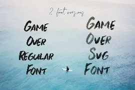 Game Over Brush & SVG Font