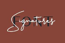 Pollistons Signature Font