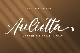 Aulietta - Elegant Script Font