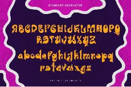 Tetradoth - Psychedelic font