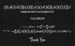 Justile - Blackletter font