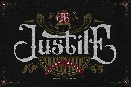 Justile - Blackletter font