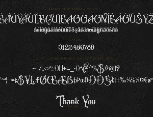 Justile - Blackletter font