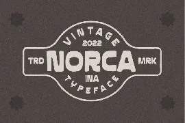 Norca Typeface font