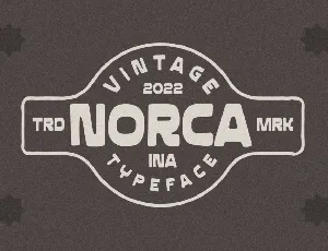 Norca Typeface font