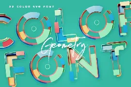 Geometry 1 - Color SVG Font