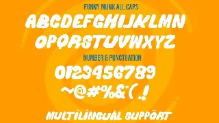 Funny Munk - Cute and Thick Display Font