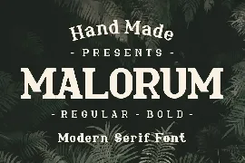 MALORUM Font