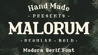 MALORUM Font