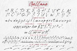 Gellano font