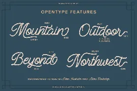 Manteman Monoline font