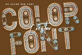 Creator - Color SVG Font