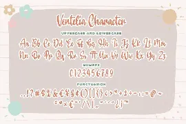 Ventelia a Handwritten Font