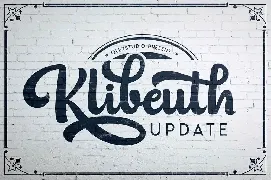 KLIBEUTH - Script font