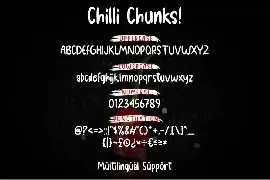 Chilli Chunks - Handwritten Font