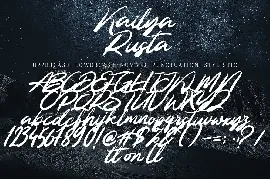 Kailya Rusta font