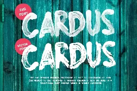 Cardus Brush SVG Font