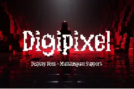 Digipixel â€“ Display font