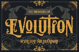 Lost Volution font