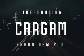 Cargam Font