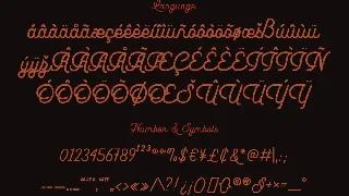 Leuthikline Beautiful Monoline Font