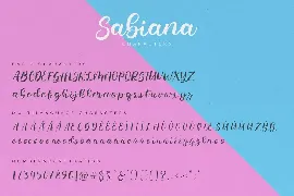 Sabiana - Feminine Script Font