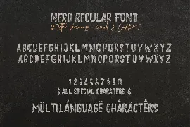 NERD Brush & SVG Font