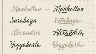 Majestika - Clean Brush Script font