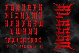 ResseR Modern Metal Font