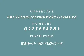 Baffon modern handwritten font