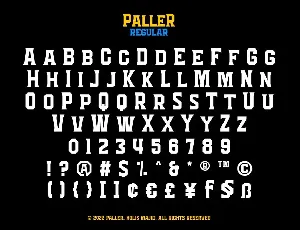 Paller Typeface font