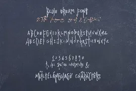 Blue Dream - Crazy Handwritten Font