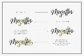 Megattor Script font