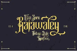 Rajawaley font