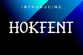 Hokfent Font